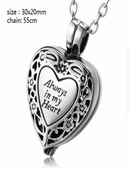 whole custommade a variety of names personality heart shape boxs ashes urn cremation funeral pendant necklace fashion jewelry2378070, Silver
whole custommade a variety of names personality heart shape boxs ashes urn cremation funeral pendant necklace fashion jewelry2378070, Silver