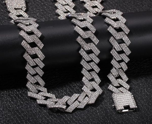 color 20mm prong cuban link chains necklace fashion hiphop jewelry 3 row rhinestones iced out necklaces for men9855691, Silver
color 20mm prong cuban link chains necklace fashion hiphop jewelry 3 row rhinestones iced out necklaces for men9855691, Silver