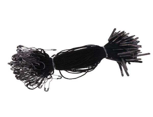 1000 pcs black hang tag string with black pear shaped safety pin 105cm good for hang garment tags4341950, Silver
1000 pcs black hang tag string with black pear shaped safety pin 105cm good for hang garment tags4341950, Silver