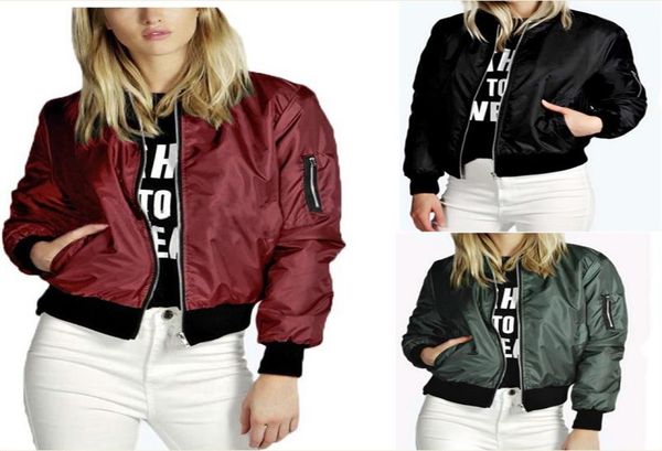 fashion lady casual classic padded bomber jacket womens retro vintage zip up biker coat 201y4050736, Black;brown
fashion lady casual classic padded bomber jacket womens retro vintage zip up biker coat 201y4050736, Black;brown