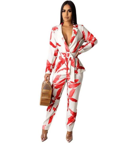 business two piece sets office lady women work elegant notched collar blazer and pant suits leaf print 2 piece outfits3251669, White;black
business two piece sets office lady women work elegant notched collar blazer and pant suits leaf print 2 piece outfits3251669, White;black