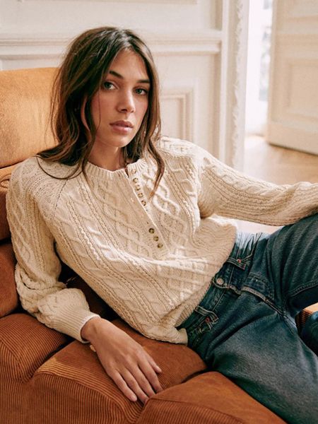women's sweaters zessam solid color jacquard knit pullover oneck long sleeve warm button female sweater casual cozy lady 2023 230804, White;black
women's sweaters zessam solid color jacquard knit pullover oneck long sleeve warm button female sweater casual cozy lady 2023 230804, White;black