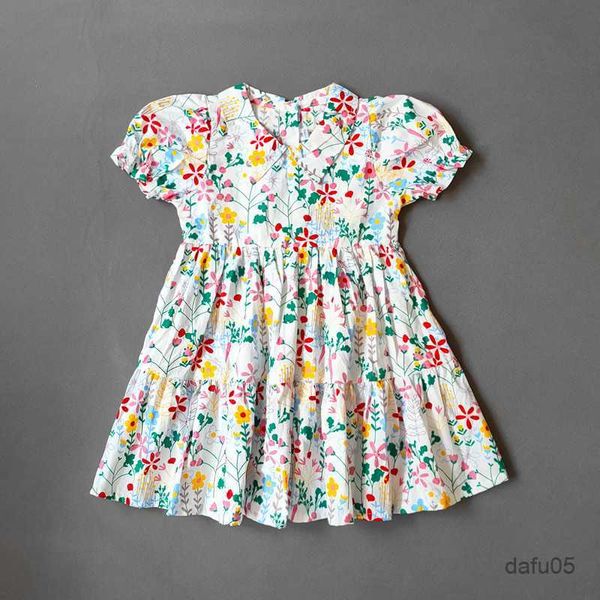 girl's dresses summer sweet floral dresses for girls lantern sleeve pleated princess dress kids flower dress girls clothing r230810, Red;yellow
girl's dresses summer sweet floral dresses for girls lantern sleeve pleated princess dress kids flower dress girls clothing r230810, Red;yellow
