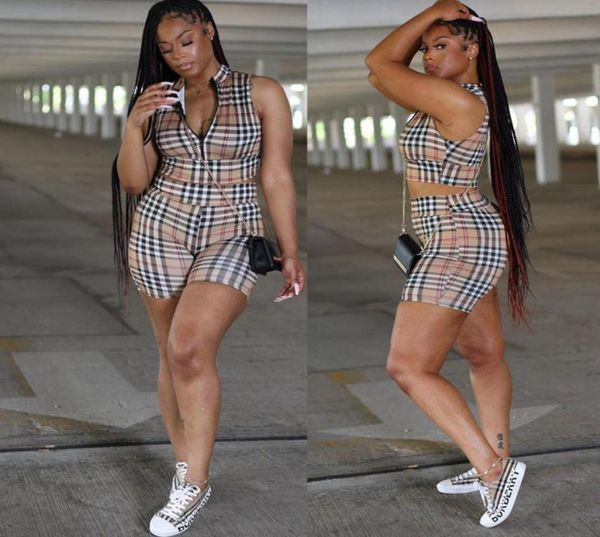 women039s sets women039s two piece pants plaid print zipper casual sleeveless shorts women suit89533294527083, White
women039s sets women039s two piece pants plaid print zipper casual sleeveless shorts women suit89533294527083, White
