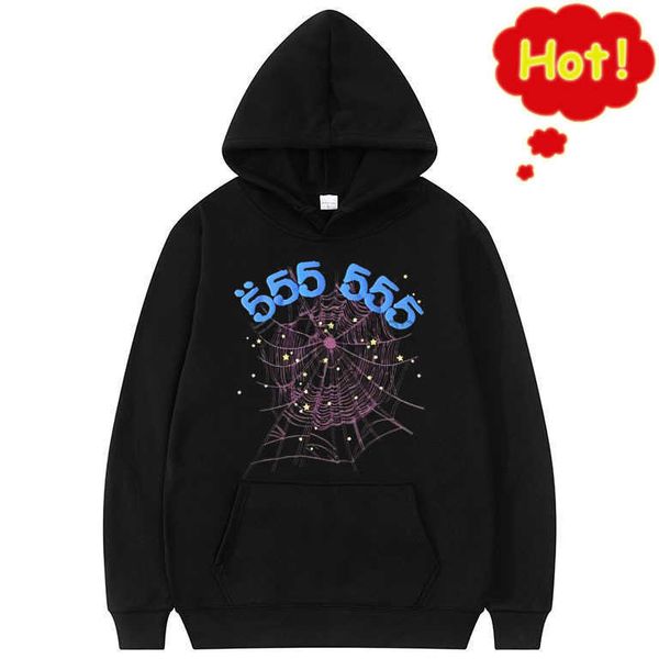 fashion creativity sp5der 555555 angel number hoodie men women spider web pattern sweatshirt loose clothingw1sh, Black
fashion creativity sp5der 555555 angel number hoodie men women spider web pattern sweatshirt loose clothingw1sh, Black