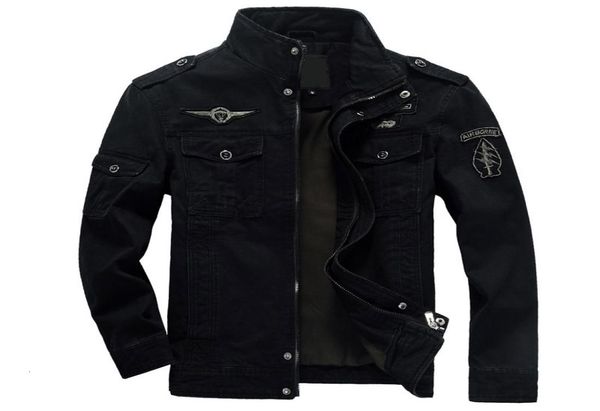 plus 6xl men jacket jeans military army soldier cotton air force one male brand clothing spring autumn mens bomber jackets sh190925389759, Black;brown
plus 6xl men jacket jeans military army soldier cotton air force one male brand clothing spring autumn mens bomber jackets sh190925389759, Black;brown