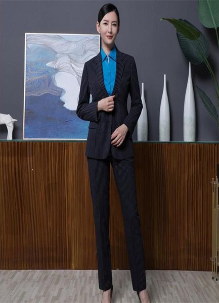 fashion business pants sets uniform formal double breasted jacket and long pant black grey stripe set women 2 two pieces suits su6013378, White
fashion business pants sets uniform formal double breasted jacket and long pant black grey stripe set women 2 two pieces suits su6013378, White