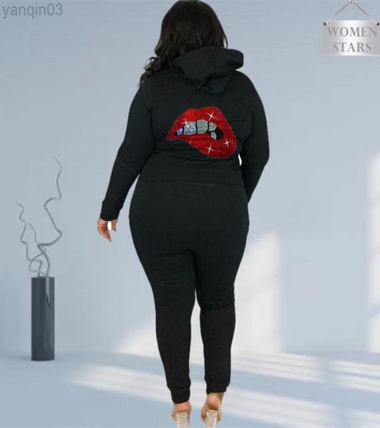 women039s plus size tracksuits sets women clothing winter jogging pants tracksuit lip two piece outfits whole drop 4077743, Black
women039s plus size tracksuits sets women clothing winter jogging pants tracksuit lip two piece outfits whole drop 4077743, Black