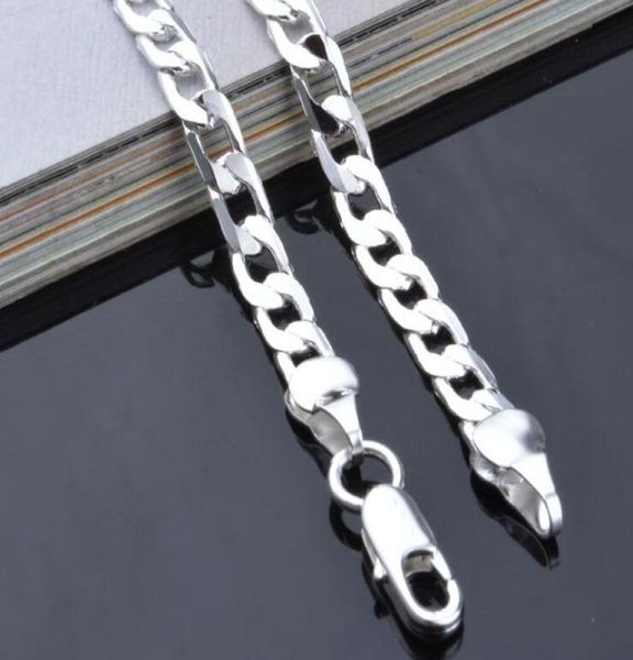 925 sterling silver plated pretty cute fashion 4mm chain men style can fit pendant jewelry 1630inches sideways necklace4662469
925 sterling silver plated pretty cute fashion 4mm chain men style can fit pendant jewelry 1630inches sideways necklace4662469