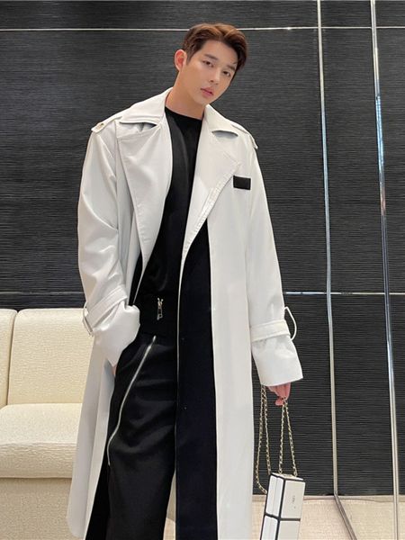 men's trench coats syuhgfa men clothing 2023 autumn korean streetwear fashion long coat loose overcoat trend handsome casual windbreak, Tan;black
men's trench coats syuhgfa men clothing 2023 autumn korean streetwear fashion long coat loose overcoat trend handsome casual windbreak, Tan;black