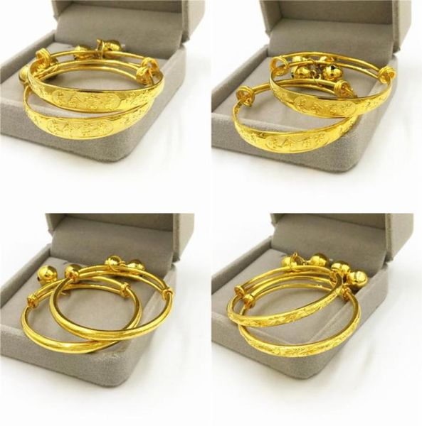 baby bangles adjustable size yellow gold plated bells bangle for baby kids nice gift4003083, Black
baby bangles adjustable size yellow gold plated bells bangle for baby kids nice gift4003083, Black