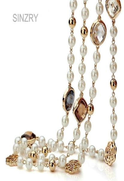 sinzry cubic zircon rose flower simulated pearl long for women sweater winter necklace christmas gift3312740, Silver
sinzry cubic zircon rose flower simulated pearl long for women sweater winter necklace christmas gift3312740, Silver