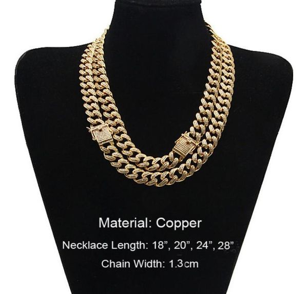 real copper casting diamond miami cuban link necklace hip hop iced out bling jewelry men curb side latch clasp chian 15324457, Silver
real copper casting diamond miami cuban link necklace hip hop iced out bling jewelry men curb side latch clasp chian 15324457, Silver