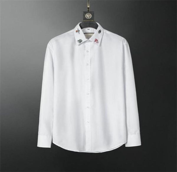 2021 luxury designer men039s shirts fashion casual business social and cocktail shirt brand spring autumn slimming the most fas3937758, White;black
2021 luxury designer men039s shirts fashion casual business social and cocktail shirt brand spring autumn slimming the most fas3937758, White;black