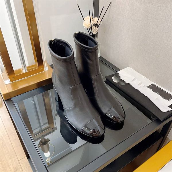luxury design boots 2023 channel fashionable women business work decoration anti slip knight boots martin boots casual sock boots 04-06, Black
luxury design boots 2023 channel fashionable women business work decoration anti slip knight boots martin boots casual sock boots 04-06, Black
