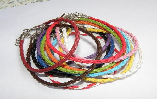 100pslot 20colors 205cm wax leather braided charm chain bracelets love for bead lobster clasp link chains25597199912039, Black
100pslot 20colors 205cm wax leather braided charm chain bracelets love for bead lobster clasp link chains25597199912039, Black