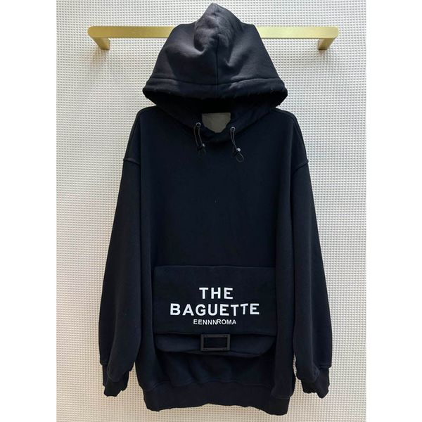 8.2 casual fashion letter print big pocket long sleeve loose pullover women's hoodies, Black
8.2 casual fashion letter print big pocket long sleeve loose pullover women's hoodies, Black