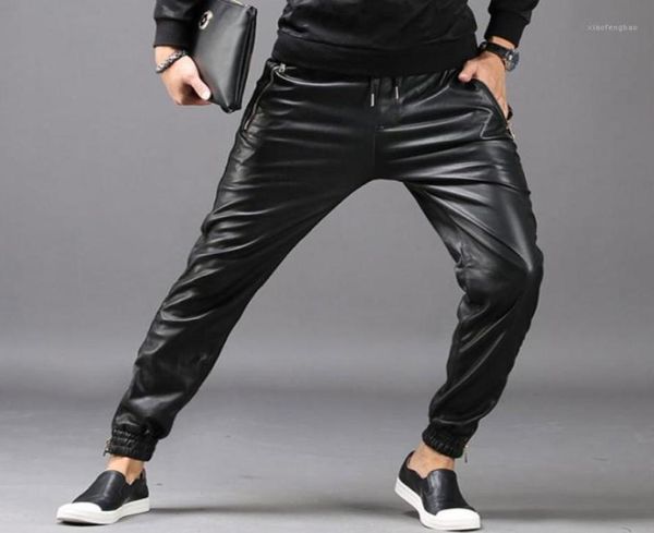 men039s pants tsingyi moto biker faux leather men joggers harem pant elastic waist zipper pockets black streetwear slim fit clo5793762
men039s pants tsingyi moto biker faux leather men joggers harem pant elastic waist zipper pockets black streetwear slim fit clo5793762