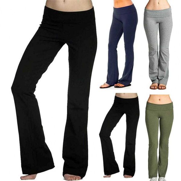 women yoga pants hip lift solid color flared wide leg stretch fitness wear slim fit gym leggings trousers female clothes, Black
women yoga pants hip lift solid color flared wide leg stretch fitness wear slim fit gym leggings trousers female clothes, Black