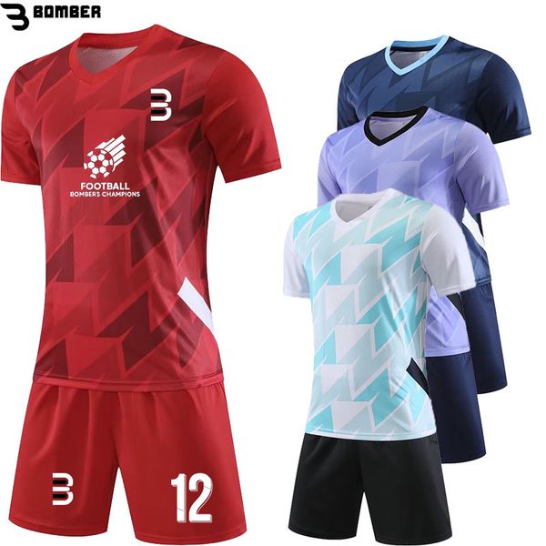 men's tracksuits summer training suit jerseys customized soccer boys short sleeve hight quality football set kid survetement 230804, Gray 
men's tracksuits summer training suit jerseys customized soccer boys short sleeve hight quality football set kid survetement 230804, Gray