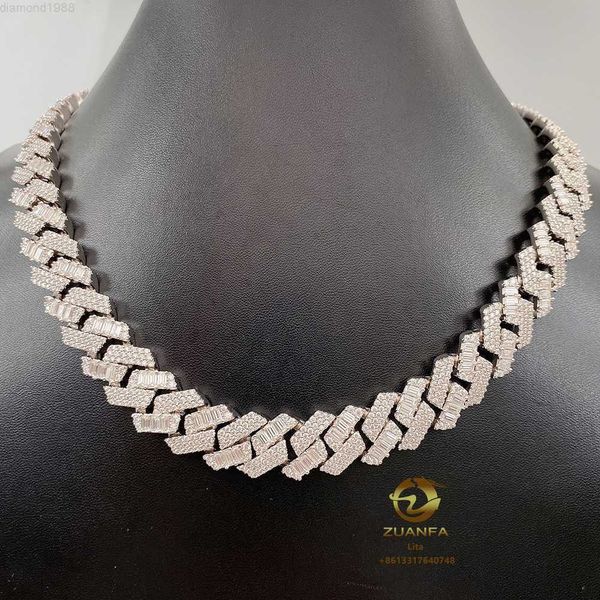 bling jewelry 15mm width baguette cut moissanite 925 sterling silver diamond luxury cuban link chain
bling jewelry 15mm width baguette cut moissanite 925 sterling silver diamond luxury cuban link chain