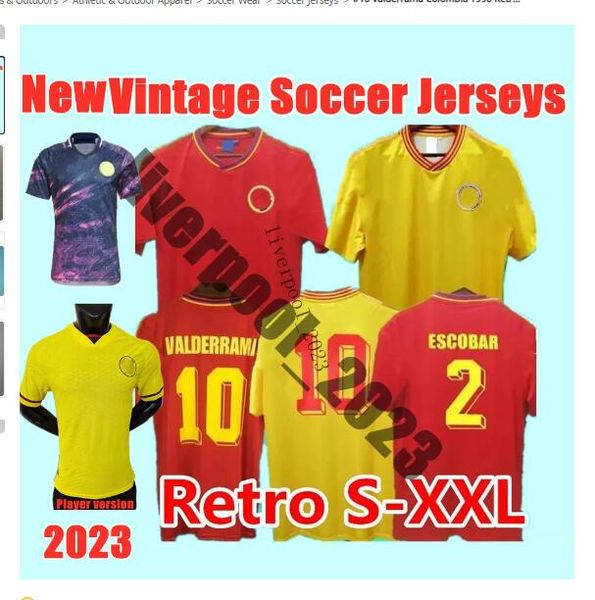 #10 valderrama colombia 1990 retro soccer jerseys away home yellow red classic commemorate antique collection vintage football shirts escoba, Black;yellow
#10 valderrama colombia 1990 retro soccer jerseys away home yellow red classic commemorate antique collection vintage football shirts escoba, Black;yellow