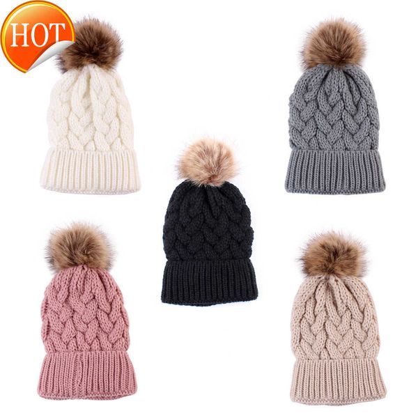wholesale 17cm*24cm warm fall winter knitted hats classic pure color women stretchy beanie knit hats with pom, White;pink
wholesale 17cm*24cm warm fall winter knitted hats classic pure color women stretchy beanie knit hats with pom, White;pink