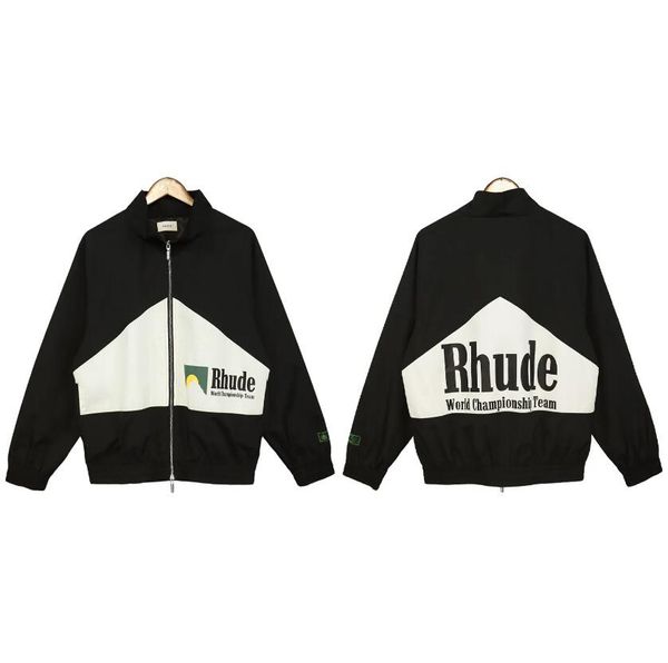 rhude mens jacket designer sports suit jumper fashion man brand clothes us size s-xl, Black;brown
rhude mens jacket designer sports suit jumper fashion man brand clothes us size s-xl, Black;brown