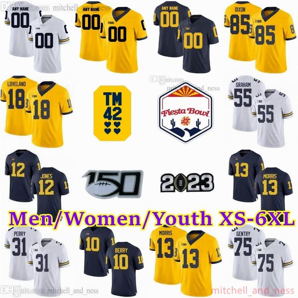 custom s-6xl ncaa michigan wolverines college football jersey 75 andrew gentry 55 mason graham 30 jimmy rolder 13 tyler morris 31 jalen perr, Black
custom s-6xl ncaa michigan wolverines college football jersey 75 andrew gentry 55 mason graham 30 jimmy rolder 13 tyler morris 31 jalen perr, Black