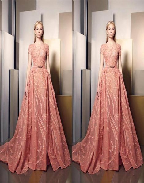 ziad nakad overskirt prom dresses long sheer jewel neck lace formal gowns sequined floor length tulle appliqued party dress for wo6685807, Black
ziad nakad overskirt prom dresses long sheer jewel neck lace formal gowns sequined floor length tulle appliqued party dress for wo6685807, Black