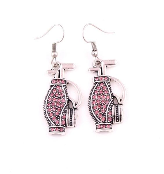 hy166 fashion single side design metal sports style golf clubs bag and golf penholder sports pendant earring for women gift3396295, Silver
hy166 fashion single side design metal sports style golf clubs bag and golf penholder sports pendant earring for women gift3396295, Silver