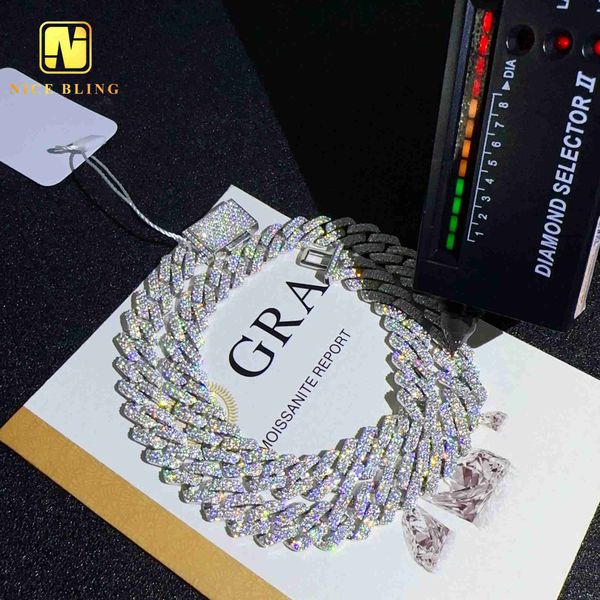 hand setting moissanite diamond cuban link chains hip hop men's cuban necklaces bracelets 925 sterling silver jewelry 
hand setting moissanite diamond cuban link chains hip hop men's cuban necklaces bracelets 925 sterling silver jewelry