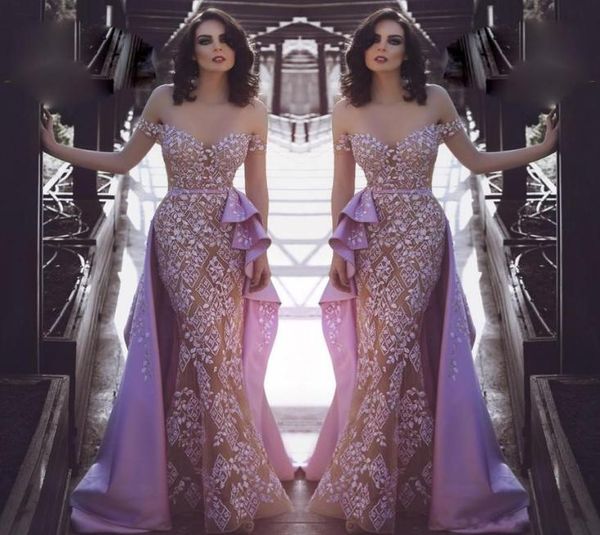 lavender mermaid overskirts 2018 prom dresses off shoulder lace appliqued beads evening gowns saudi celebrity party dress robe de 1341828, Black
lavender mermaid overskirts 2018 prom dresses off shoulder lace appliqued beads evening gowns saudi celebrity party dress robe de 1341828, Black