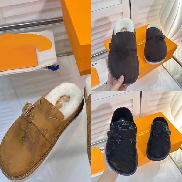 2023 new fashion womens slippers ladies wool slides winter fur fluffy furry warm letters sandals comfortable fuzzy inverted triangular leath, Black
2023 new fashion womens slippers ladies wool slides winter fur fluffy furry warm letters sandals comfortable fuzzy inverted triangular leath, Black