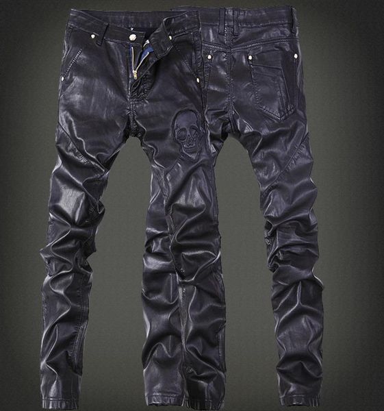 autumn and winter black leather pants show men039s fashion locomotive jeans5309224, Blue
autumn and winter black leather pants show men039s fashion locomotive jeans5309224, Blue