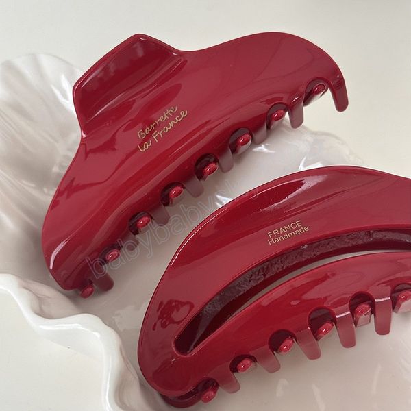 korean women large red bright color acetate hair claws barrettes hairpins ponytail hair clips girls hair accessories, Slivery;white
korean women large red bright color acetate hair claws barrettes hairpins ponytail hair clips girls hair accessories, Slivery;white
