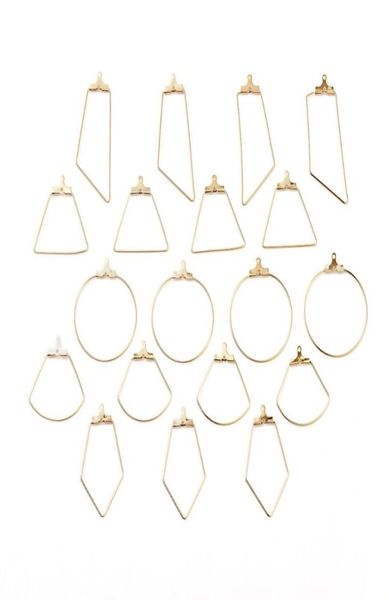 about 20pcsbox 304 stainless steel hoop earrings rhombus trapezoidsectorringtrapezoid for dangle earring jewelry making7767622, Golden;silver
about 20pcsbox 304 stainless steel hoop earrings rhombus trapezoidsectorringtrapezoid for dangle earring jewelry making7767622, Golden;silver