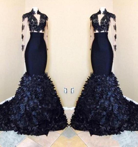gorgeous mermaid long sleeves prom dresses 2019 african navy blue high neck evening gowns with layers ruffle skirts53594093745406, Black
gorgeous mermaid long sleeves prom dresses 2019 african navy blue high neck evening gowns with layers ruffle skirts53594093745406, Black