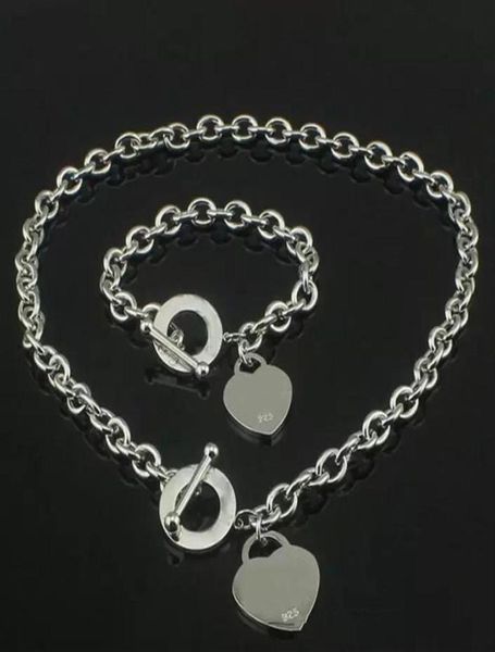 luxury designer sterling silver heart bangle necklaces bracelet set shape original fashion classic bracelet women jewelry gift wit3943602
luxury designer sterling silver heart bangle necklaces bracelet set shape original fashion classic bracelet women jewelry gift wit3943602