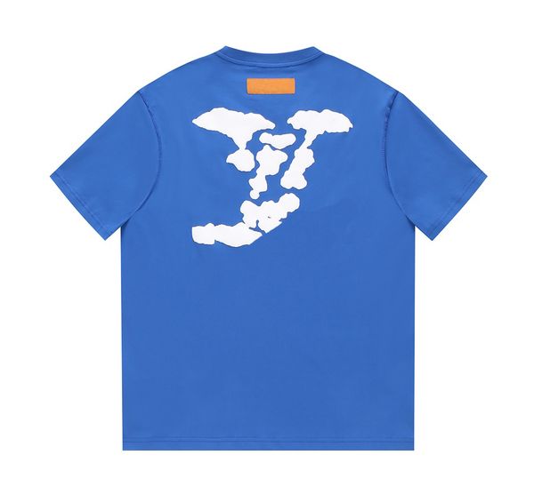 men women designer t shirts letter cloud luxury clothes, White;black