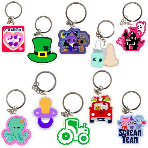 10 pcs/lot fashion key rings nurse accessories halloween cartoon keychain ocs acrylic plastic holiday key rings, Slivery;golden
10 pcs/lot fashion key rings nurse accessories halloween cartoon keychain ocs acrylic plastic holiday key rings, Slivery;golden