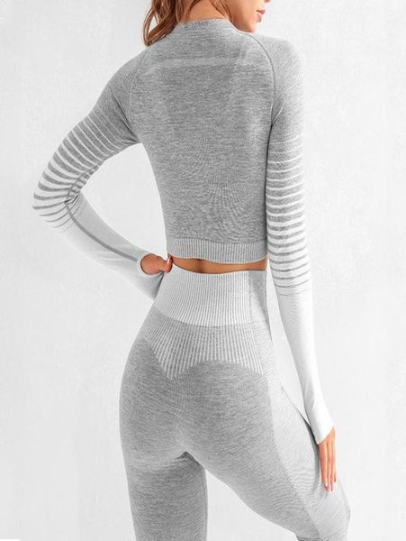 athvotar seamless two piece set women long sleeve crop sport leggings tracksuit fitness gym suits for women 2010097454707, White
athvotar seamless two piece set women long sleeve crop sport leggings tracksuit fitness gym suits for women 2010097454707, White