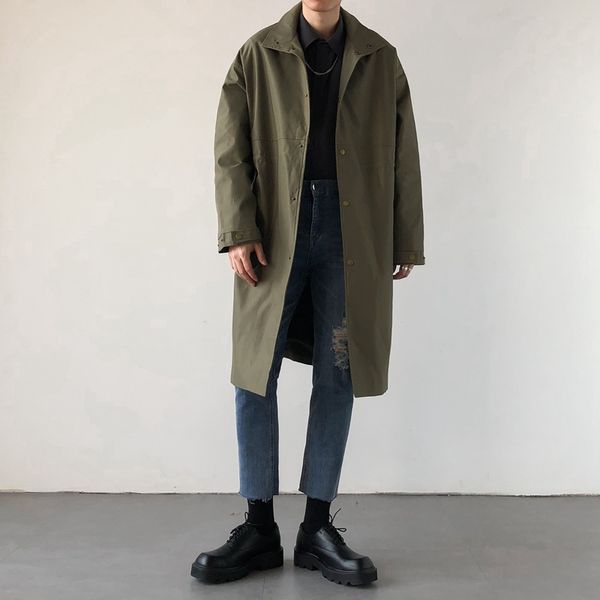 men's trench coats spring casual solid outerwear loose windbreaker midlength male turndown collar handsome fit size q74 230804, Tan;black
men's trench coats spring casual solid outerwear loose windbreaker midlength male turndown collar handsome fit size q74 230804, Tan;black