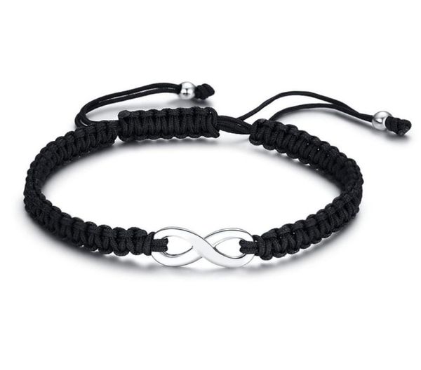 infinity lovers friendship bracelets for women man jewelry black handmade braided stretched rope chain bracelets7840950, Golden;silver
infinity lovers friendship bracelets for women man jewelry black handmade braided stretched rope chain bracelets7840950, Golden;silver