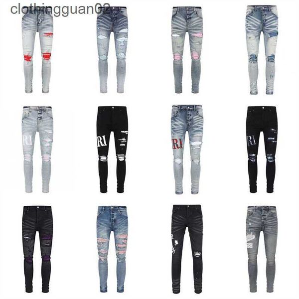 luxurys designers jeans distressed france fashion pierre straight men's biker hole stretch denim casual jean men skinny pants elasticit, Blue
luxurys designers jeans distressed france fashion pierre straight men's biker hole stretch denim casual jean men skinny pants elasticit, Blue