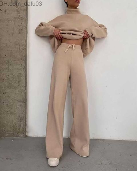 women's pants capris women's half neck pleated zipper and wide leg pants knitted set winter women's warm sweater set casual, Black;white
women's pants capris women's half neck pleated zipper and wide leg pants knitted set winter women's warm sweater set casual, Black;white