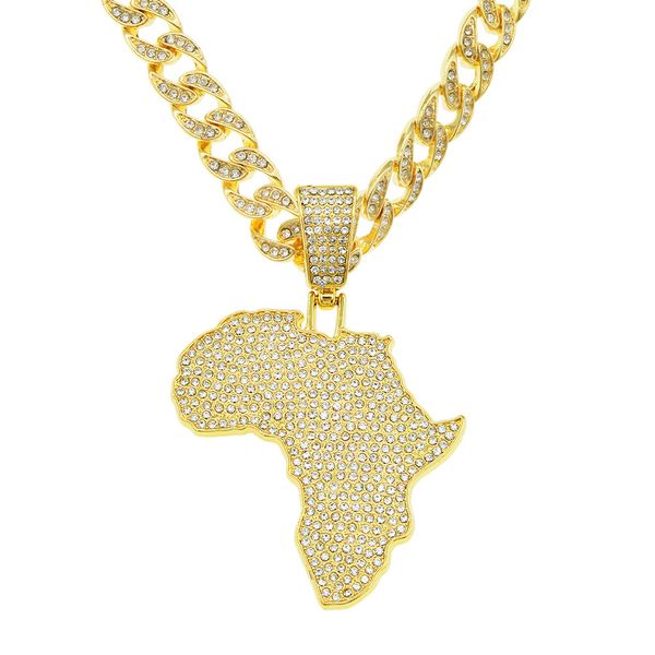hip hop men rapper diamond pendant necklace shiny map pendant micro-inset zircon jewelry night club accessory sweater collarbone cuban chain, Silver
hip hop men rapper diamond pendant necklace shiny map pendant micro-inset zircon jewelry night club accessory sweater collarbone cuban chain, Silver