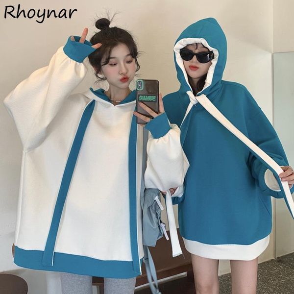 women's hoodies sweatshirts hoodie design friend loose college patchwork draw string vintage long sleeve hooded autumn casual femme ins, Black
women's hoodies sweatshirts hoodie design friend loose college patchwork draw string vintage long sleeve hooded autumn casual femme ins, Black