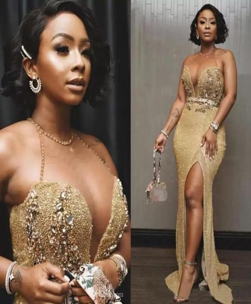aso ebi arabic gold mermaid evening dresses beaded crystals prom dresses high split formal party gowns1706362, Black;red
aso ebi arabic gold mermaid evening dresses beaded crystals prom dresses high split formal party gowns1706362, Black;red