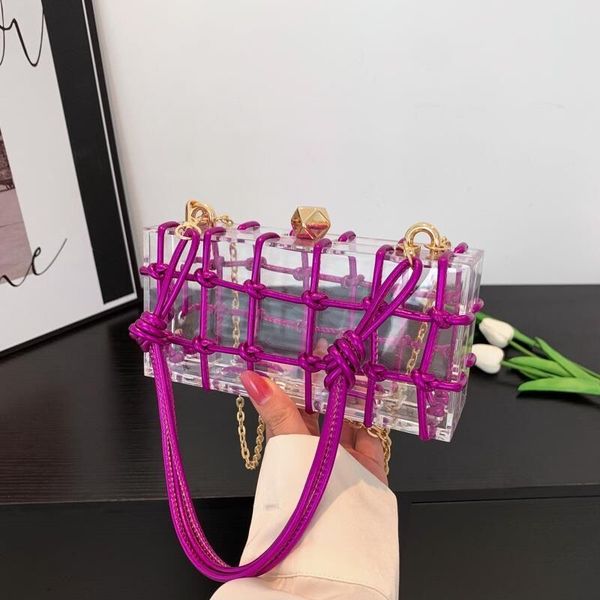 fashion designer bag acrylic box 2023 summer clear tote chain shoulder bag pink acrylic evening rope bag candy colored skew square bag handb
fashion designer bag acrylic box 2023 summer clear tote chain shoulder bag pink acrylic evening rope bag candy colored skew square bag handb